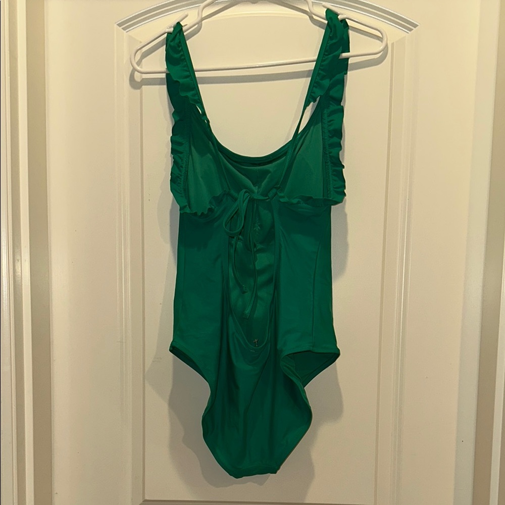 Aerie, Emerald Green One-Piece Swimsuit, L - Picture 5 of 8